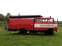 Seitenansicht rechts Löschfahrzeug LF 16-TS 8 IFA W50 L