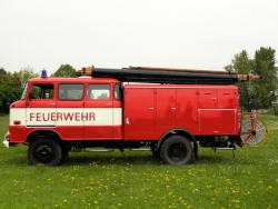 Seitenansicht links Löschfahrzeug LF 16-TS 8 IFA W50 L