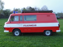 Seitenansicht links Kleinlöschfahrzeug Barkas B1000